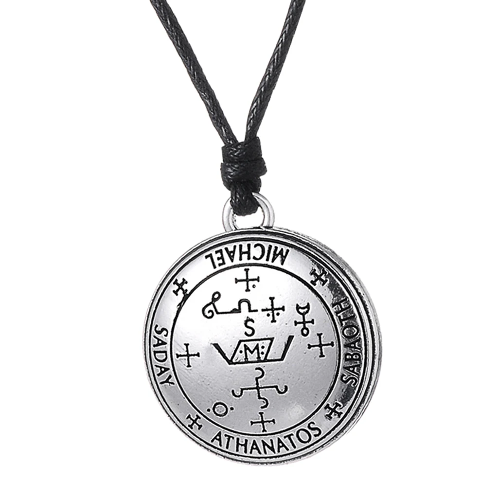 Винтажный Sigil of Archangel Talisman амулет ангел ювелирные изделия подвеска ожерелье|vintage