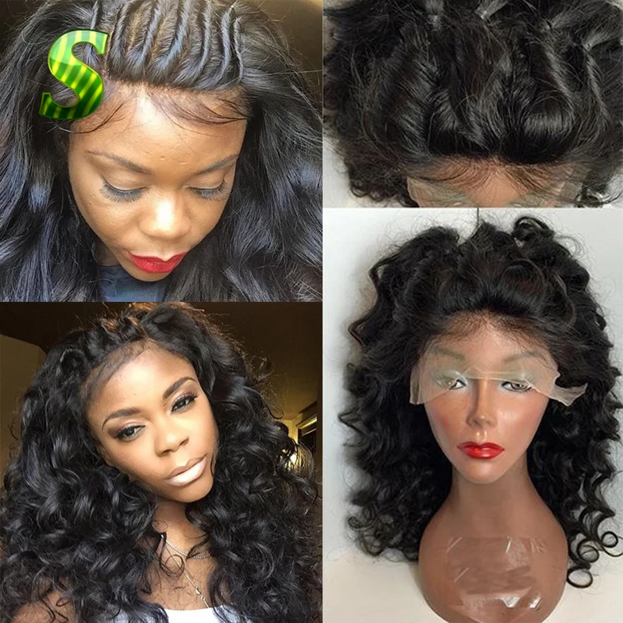 Glueless Silk Top Full Lace Wig Brazilian Virgin Hair Silk Base Wigs
