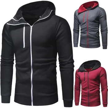 

In the spring of 2019 the new one and a half zipper hooded cardigan fleece design men's leisure cultivate one's morality