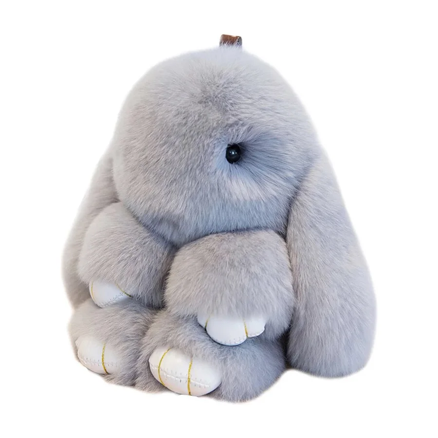 Кролик плюшевые игрушки брелок kawaii животное кукла Брелоки Подвеска из колец