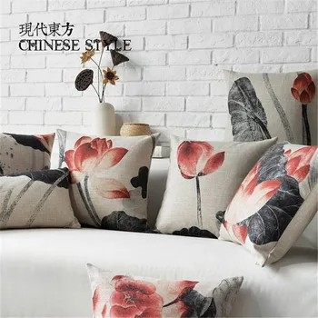 

Chinese style ink and wash painting Cushion