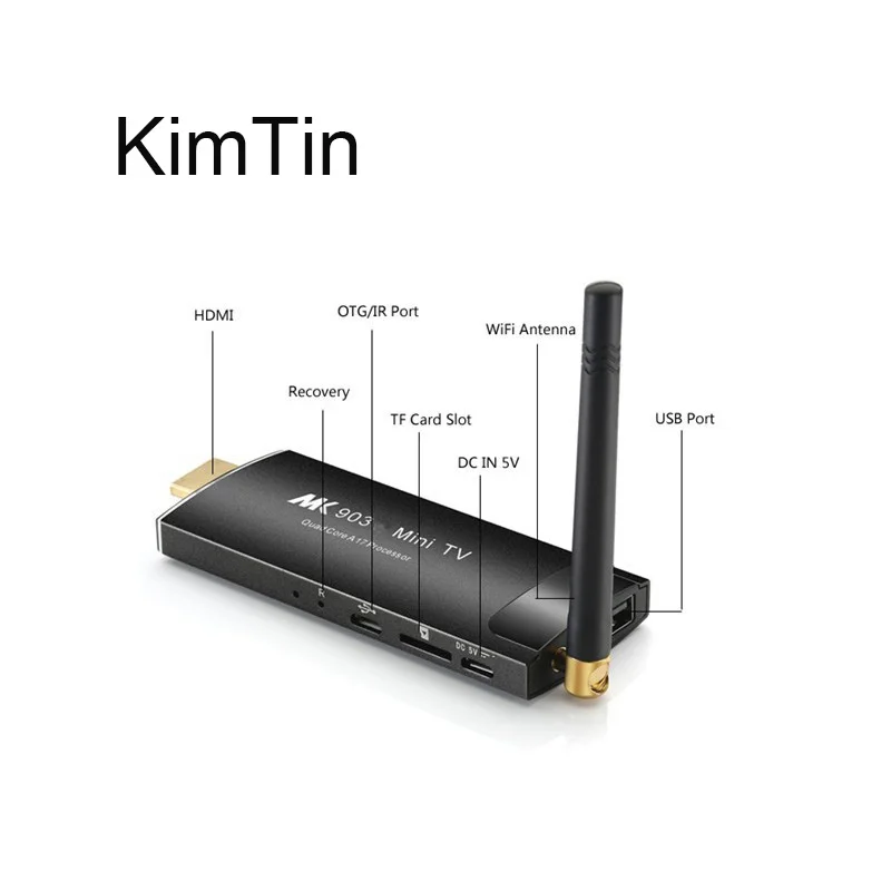 KimTin MK903C Android TV Stick RK3229 четырехъядерный ОС 7 1 4K Wifi ключ Dongle Miracast Player Smart Mira Screen Mini