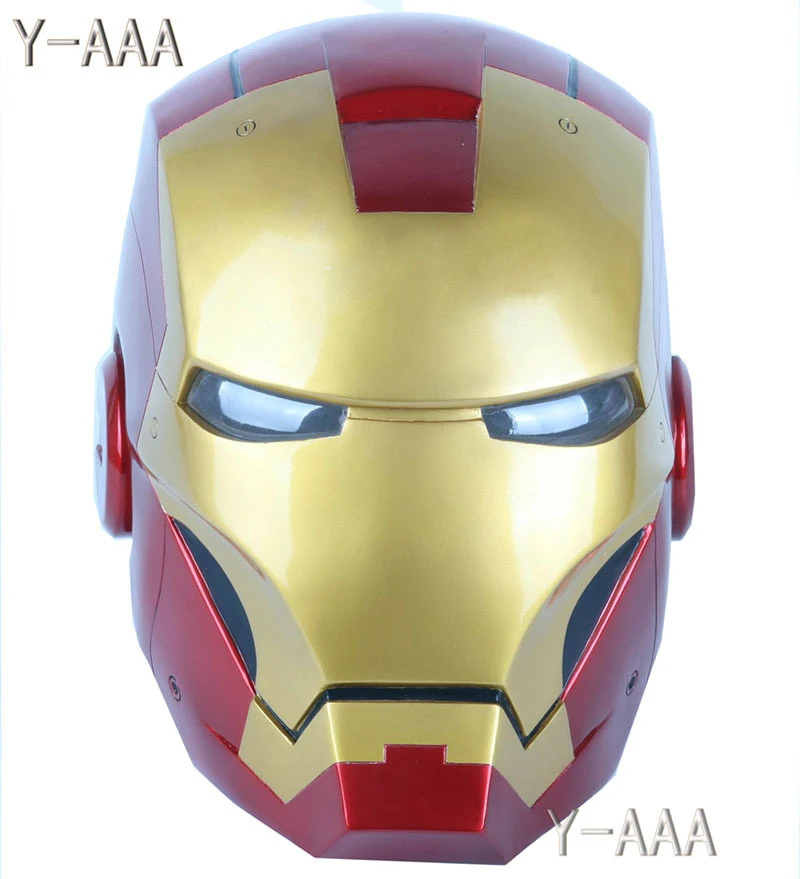 1/1 Cosplay Masked IRON MAN 2 Mark 2 1/1 Helmet / Mask (Painted)  Wearable|helmet fashion|helmet germanhelmet visor - AliExpress