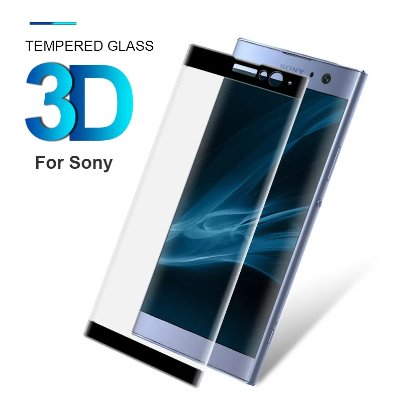 3D изогнутое полное покрытие из закаленного стекла для sony Xperia XA2 XA1 XA plus Ultra XZ3 XZ2 XZ Compact premium X Z S XZS Экран proector