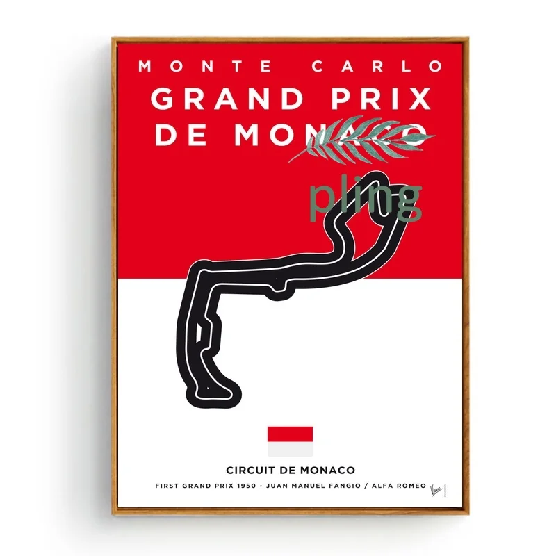 Минималистичный плакат Formula One художественный холст Постер настенная живопись