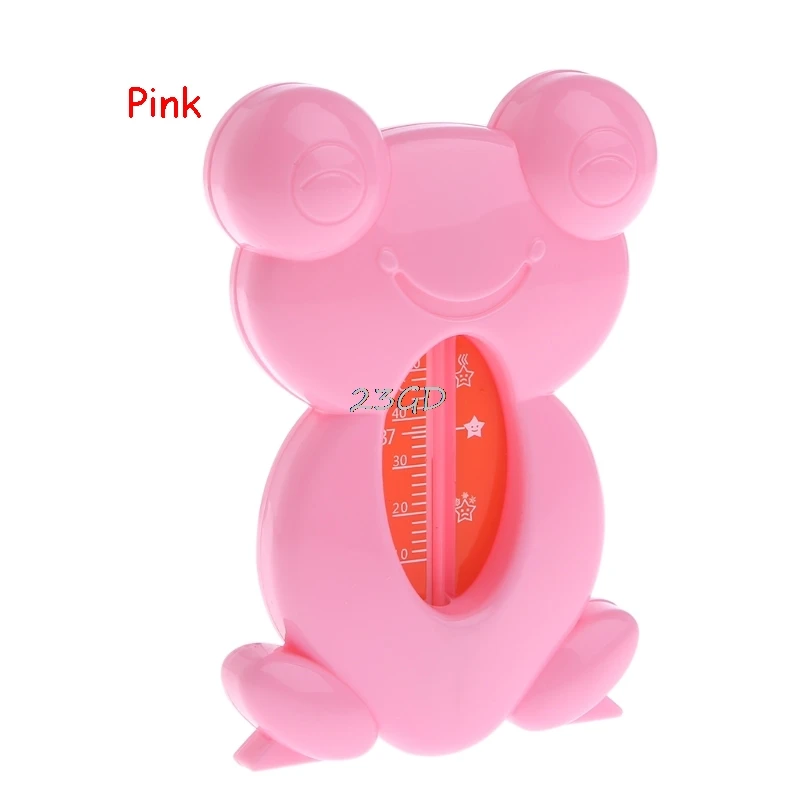 Милый мультяшный лягушка Ванна безопасный водный термометр тестер для детей - Цвет: Pink