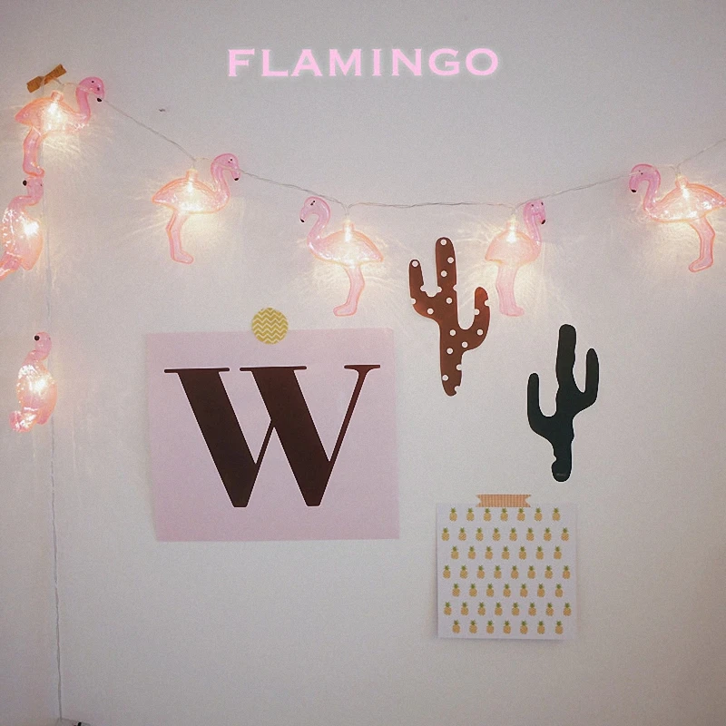 2pcs-1-6m-Amazing-Hot-Pink-Theme-Party-Supplies-Flamingo-LED-String-Starry-Light-Romantic-lamp (4)