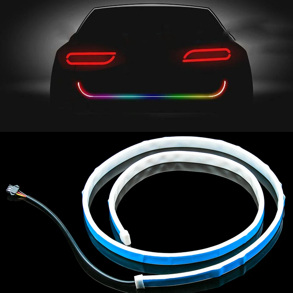 

LED DRL Strip Car Tail Light Assembly Flowing Car Daytime Running Light Turn Signal Lamp For Fiesta ST Focus 2 Mondeo MK4 Escap