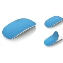 Защитная пленка для мыши Notbook Для iMac, волшебная цветная овальная мягкая наклейка для мыши, чехол для Macbook Air Pro retina 11 13 15, силикон