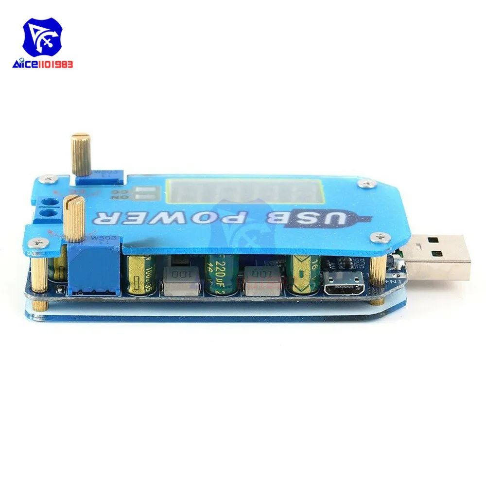 Регулируемый внешний источник питания USB 5 В до 3 9 в 12 24 30 15 Вт|Интегральные схемы| |