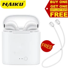Hot Sell NAIKU i7s TWS Mini Wireless Bluetooth Earphone Stereo Earbud Headset With Charging Box Mic