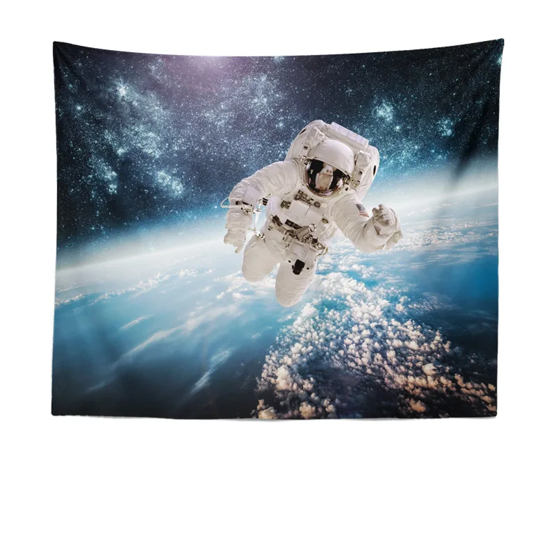 Астронавты звездное небо авиация гобелены стены искусства Настенная драпировка в стиле хиппи покрывало в богемном стиле горячий набор
