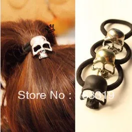 

vintage Skull Hair Band Jewelry personality hair rope HAIR BAND DISCOUNT New style free shipping