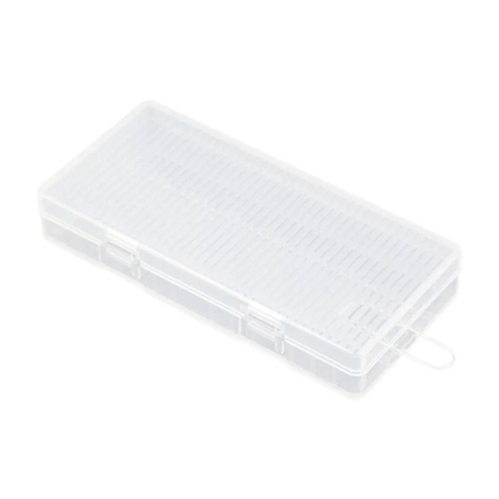

Hot selling Transparent Hard white Plastic Storage Case Cover For 8x 18650 Battery clear battery holder