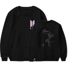 BTS SMALL Love Yourself Logo Sweater Sweatshirt Pullover Longsleeve