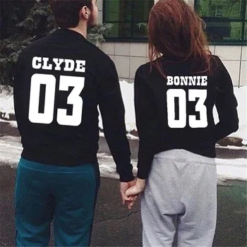 

Bonnie Clyde 03 Matching Couples Sweatshirts Women Funny Cool Lover Sweats Fashion Clothes Female Male Unisex Tops Jumper