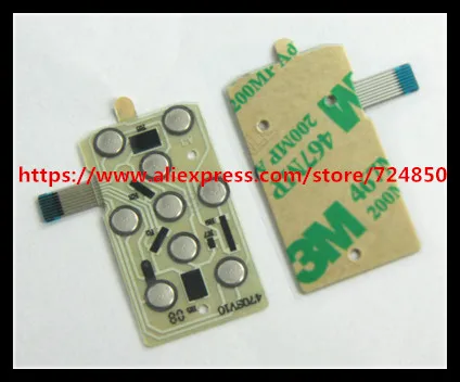 

2PCS Keypad Keyboard Plate Key Button Flex Cable Ribbon Board for Nikon Coolpix S2500