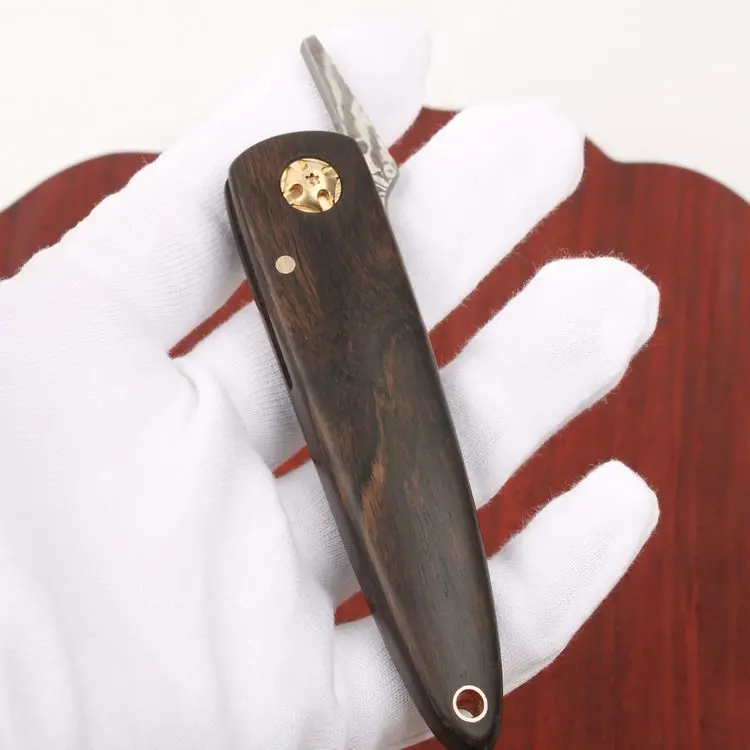 Медведь дома дятел ручной работы нож DIY EDC деревянная оболочка японский традиционный воссоздать нож