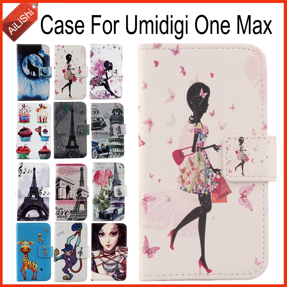 AiLiShi чехол для Umidigi One Max роскошный флип-чехол из искусственной кожи эксклюзивный
