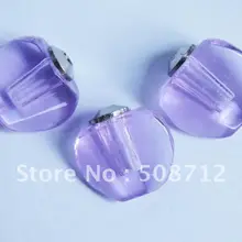 200 шт/партия фиолетовый кристалл флакон для духов яблоко, бутылочка для аромамасел кулон