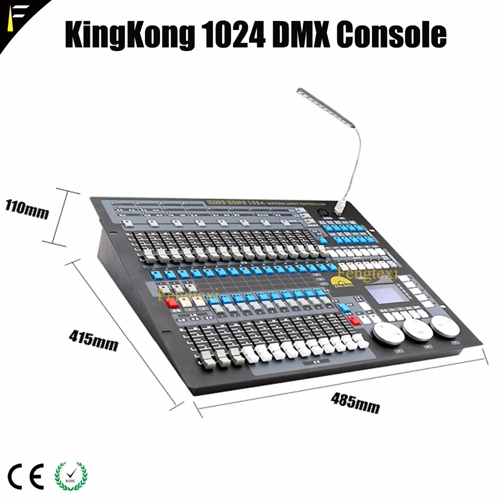 

Showtec Creator King Kong 1024 DMX 512 Controller Console Stage Moving Head Control Board Dmx Console For Dj Light dmx512
