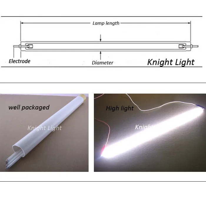 10 шт. x Универсальный 15 дюймов подсветка CCFL лампы Выделите 315 мм* 2,4 мм для 4:3 ЖК-монитор