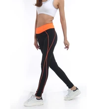 Leggings Activewear Black Leggings Sexy Women Orange Leggins High Waist Legging Active Black Workout Legging American Clothing