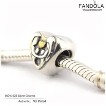 Fandola Fit Для женщин Подвески браслет стерлингового серебра 925 Сердце Семья очаровательные оригинальные бусы серебро 925 ювелирные изделия