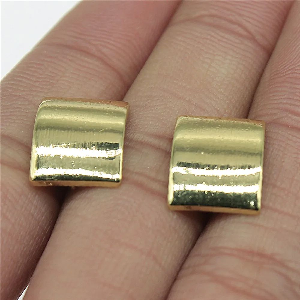 

6pcs KC Gold Color Copper 11x14mm Geometric Ear Hooks Earring Wires Diy Fashion Earrings Making Jewelry Accessories
