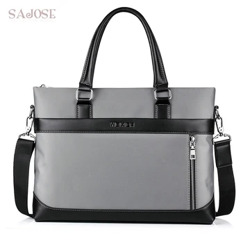 

Design Simple High Quality Business Man Bag Splice Brand Shoulder Bag For Male Casual Waterproof Oxford Messenger Bag Bolsa Hot