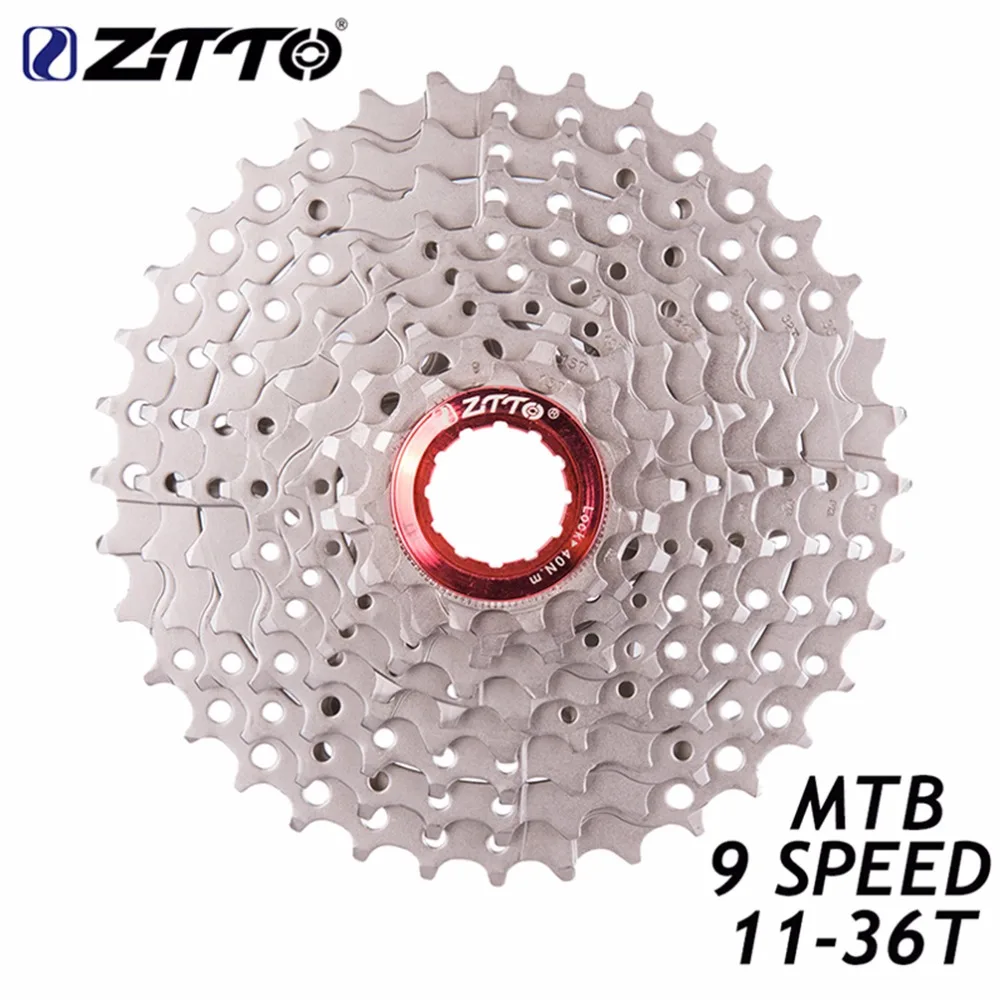 

ZTTO 9 Speed 11-36T Mountain MTB Bike Cassette 9s 27s 36t Bicycle Sprocket Freewheel for Shimano M370 M430 M4000 M590 M3000