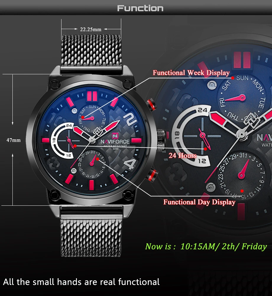 HTB1QaREQXXXXXasapXXq6xXFXXXU.jpg_ Zegarek Męski Naviforce Iron