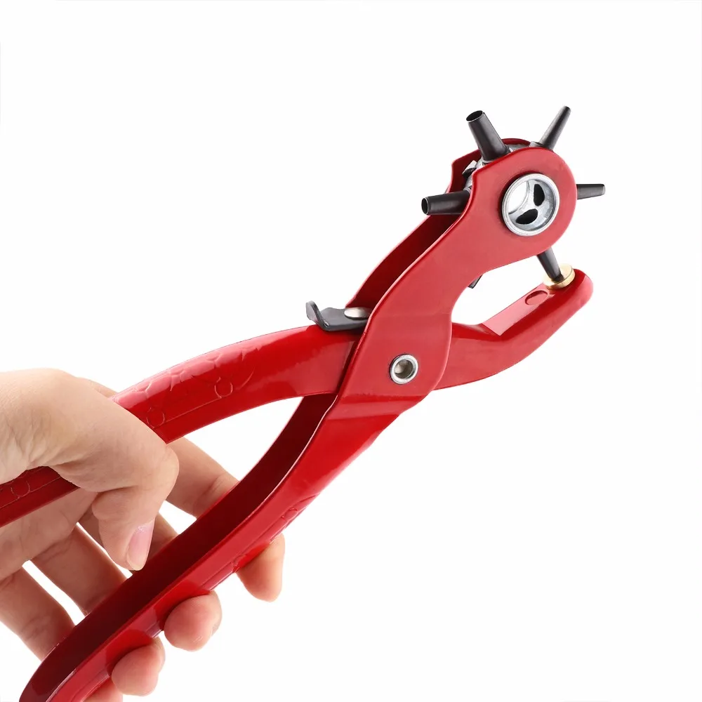 Buy 9'' Sewing Leather Belt Hole Puncher Pliers Hook