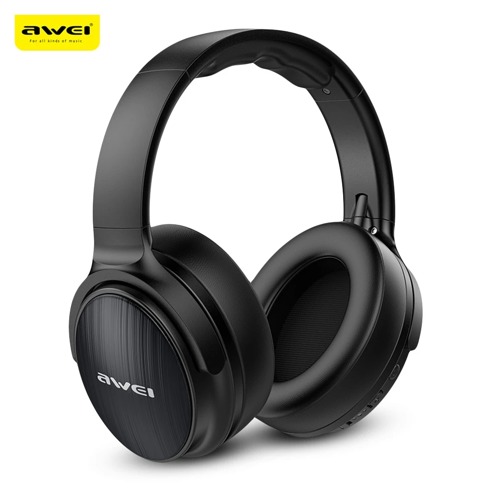 Awei A780BL Bluetooth 5,0 Наушники Hi-Fi стерео складная конструкция для игр/работы - Цвет: Серый