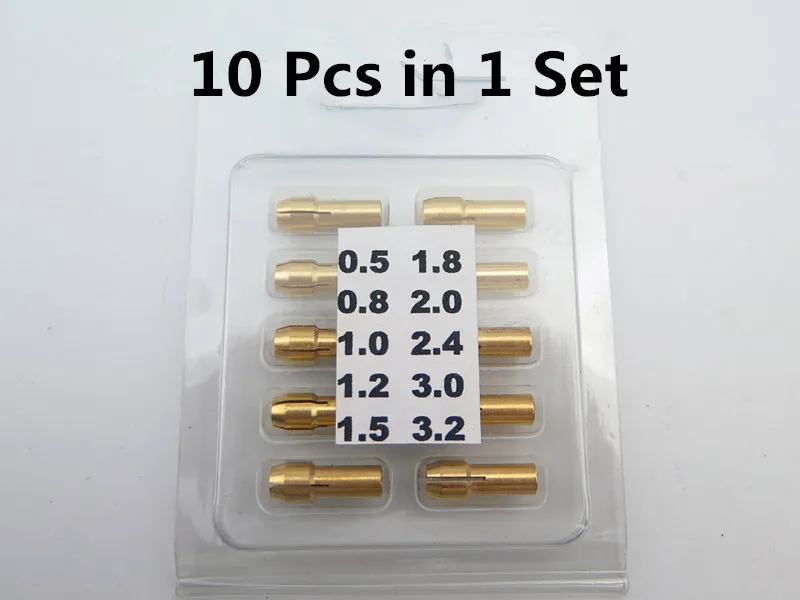 

10Pcs/Set 0.5-3.2mm Small Electric Drill Bit Mini Twist Drill Tools Hot