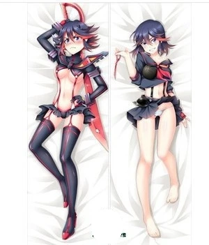 

Free Shipping New Japanese Anime hugging pillow case Cover (Peach Skin yc0184 ryuko matoi kill la kill
