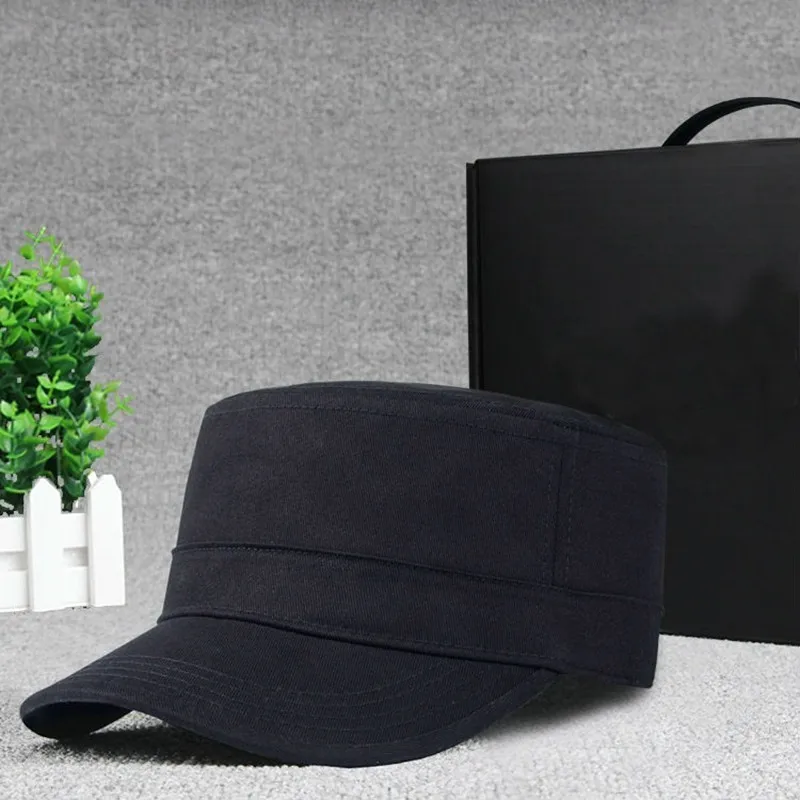 Мужские шляпы от солнца с большой головкой, мужская Кепка из чистого хлопка, плоская армейская Кепка, Повседневная Кепка Для Взрослых, Мужская бейсболка размера плюс, 56 см, 58 см, 59 см, 62 см