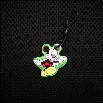

1Pcs/lot UID changeable S50 Card 13.56mhz Rewritable MF Classic EV1 S50 1K Chinese Magic Card Cartoon RFID Keyfob NFC Key chain