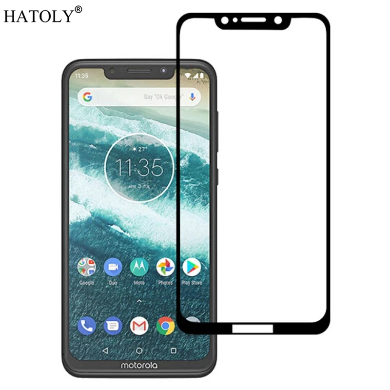 2 шт для Motorola Moto One Стекло Закаленное стекло пленка 9H HD полное клеевое покрытие