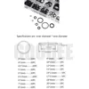 225 шт., 270 шт., 300 шт., резиновые уплотнительные кольца, ассортимент черных уплотнительных колец, набор нитриловых шайб, высокое качество, прокл... ► Фото 2/5