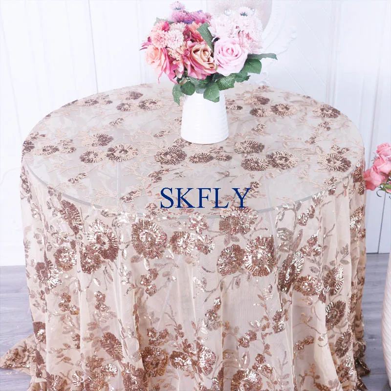 CL090B بريق مخصص 2019 رائع الصين مصنع يتوهم البحرية الأزرق التطريز الفضة الترتر الدانتيل الزفاف الجدول الملابس