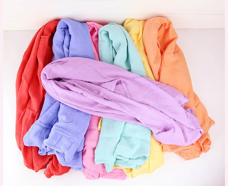 

Solid 2-layer Bamboo Swaddle soft infant newborn baby Blanket Softer then cotton