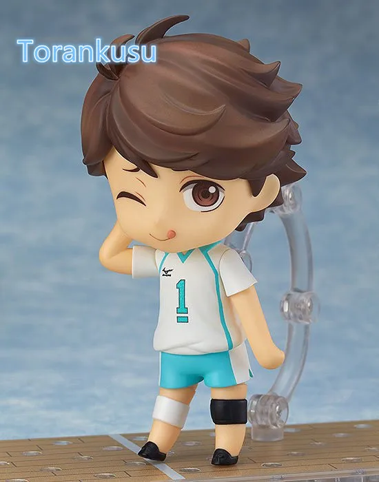 Haikyuu фигурка Oikawa Tooru Nendoroid 563# 10CMM Haikyuu Nendoroid Oikawa Tooru модель игрушки кукла волейбольная фигурка