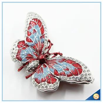 

Colorful Butterfly Trinket Box Jewelry Box Ring Box Necklace Box