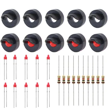 JTD11 10 sets Target Faces With LEDs for Railway signal N or Z Scale 1 Aspect