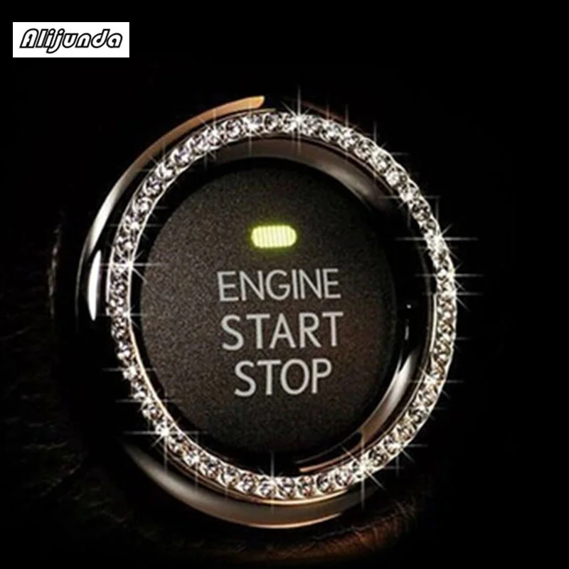 

Car styling,Diamond ignition switch cover decoration stickers protection circle For Acura RLX CL EL CSX ILX MDX NSX RDX RL SLX T