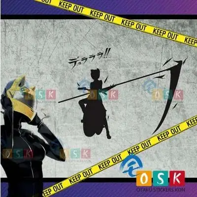 Виниловая наклейка на стену DURARARA Celty Sturluson декоративная аниме Автомобильная | Дом