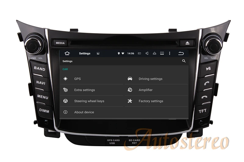 Top Android 9.0 8 Core RAM 4GB ROM 32GB Head Unit SatNav Navigation Audio Car DVD Player Radio For Hyundai I30 2011 2012 2013 20