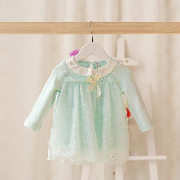 А. д. сетки новорожденных девочек платье кружева горошек детское платье 95% хлопок малыша девушки одеваются одежда для новорожденных одежда для новорожденных платье детское детское платье платья платье