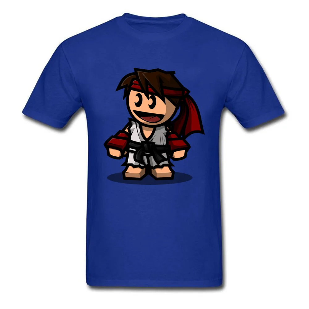 karate Cartoon _blue